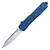 Hogue Counterstrike Out-the-Front Automatic 3.35" Drop Point Blade with Blue Lava G10 Cover
