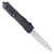 Hogue Counterstrike Out-the-Front Automatic 3.35" Drop Point Blade with G-Mascus Black G10 Cover