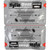 N.A. Rescue Twin Pack of Latex Free HyFin Adhesive 6"x6" Transparent Vented Chest Seal