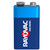 RAYOVAC Alkaline 9V Battery, Single