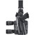 Safariland Model 6305 ALS/SLS Tactical Holster STX Tactical Black, with Quick Release Leg Strap Left Handed, Sig Sauer P320 Full Size