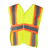 Lakeland Solid Poly Hi Viz Lime/Yellow Open Sided Vest, Oversized (3XL-5XL)