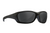 Wiley X Gravity Black Ops Sunglasses, Smoke Grey Lens, Matte Black Frame