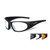 Wiley X Romer 3, Grey/Rust/Clear Lens, Matte Black Frame