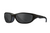 Wiley X AirRage Black Ops Sunglasses, Smoke Grey Lens, Matte Black Frame