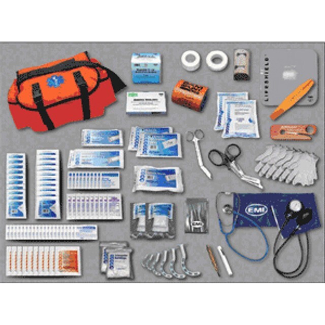 Filled Medical Bags for First on Scene
