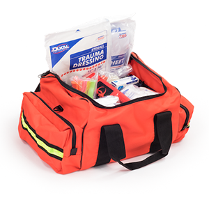 Filled Medical Bags for First On Scene