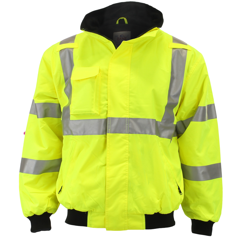 The Navigator High Visibility Jacket w/ Reflective Trim