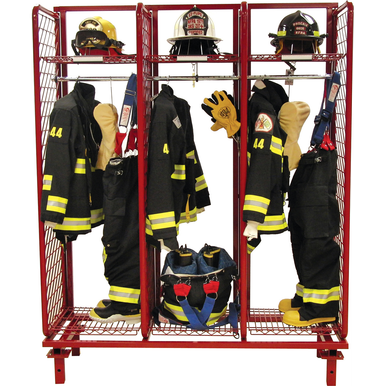 Righteous Rack Groves Freestanding Red Rack, Single Sided