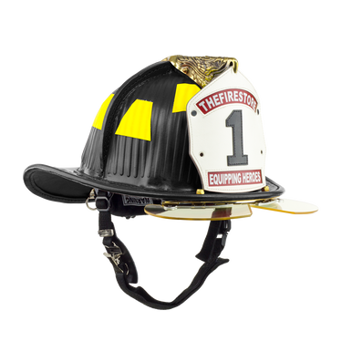 TL-2 Leather Helmet with Combed Leather Shell Miller Upgrade, Black