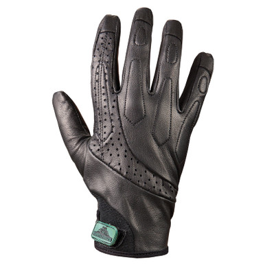 Turtleskin Delta Gloves, Puncture Resistant, Black Leather