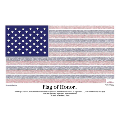 9-11 Flag of Honor Memorial Flag