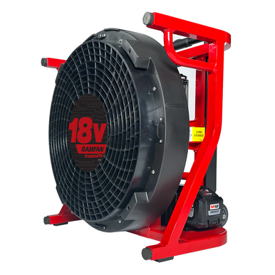 Ramfan EX50 18V Battery Ventilation Fan with Milwaukee Battery