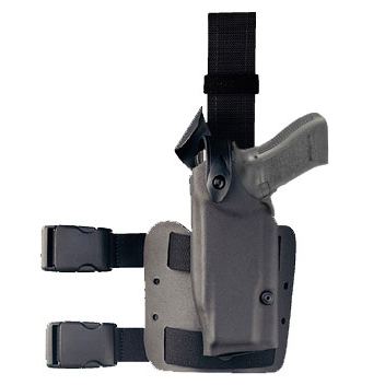 Safariland Model 6004 Tactical Holster, Tactical Black, Hood Guard