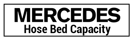 Mercedes Hose Bed Capacity