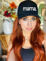 MAMA. EMBROIDERED TRUCKER HAT
