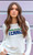 TENNIS STRIPE LIGHTWEIGHT BRUSHED FLEECE PULLOVER TOP (White)