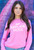 AIRPLANE MODE LIGHTWEIGHT BRUSHED FLEECE TOP (Pink)
