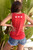 LOVE. TANK with 3 Hearts on back (Red)