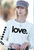 LOVE. LIGHTWEIGHT FLEECE SWEATSHIRT (Winter White)