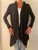 CARDIGAN with HOOD (Black)