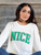 NICE LIGHTWEIGHT FLEECE SWEATSHIRT (White)