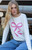 BOW LIGHTWEIGHT BRUSHED FLEECE PULLOVER TOP (White)