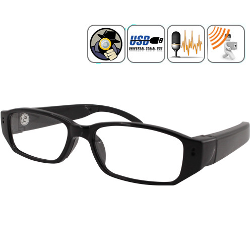 1280x720 HD Spy Glasses Camera Hidden Mini DVR with TF slot