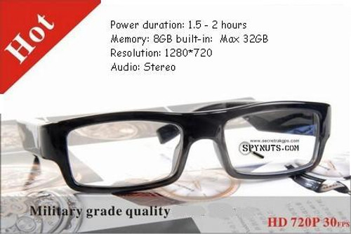 Spy Glasses 720P HD Digital Video Camera DVR