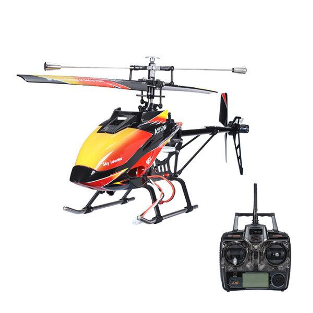 WLtoys V913 RC Helicopter 2.4G 4CH with LED searchlight-RTF