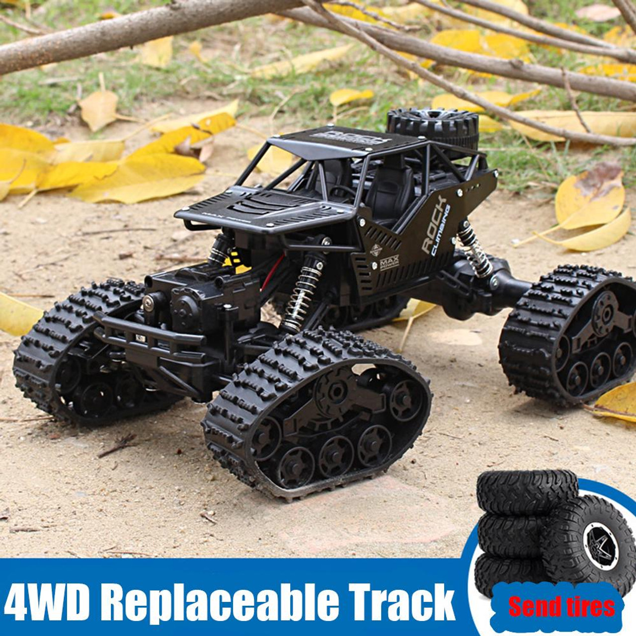 ホビーラジコン RAPIDLY 4*4 wheel drive off road Rabbits RC Off-Road Car 4-Wheel Drive Yellow 2.4G | Toys  R