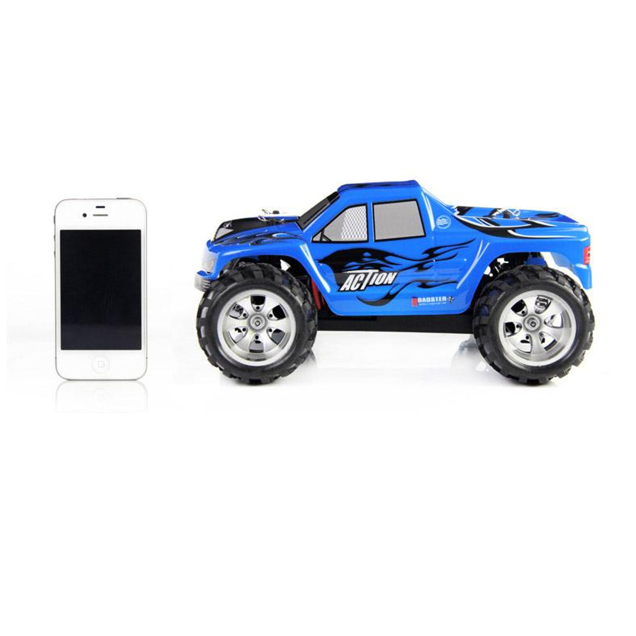 Wltoys A979 RC off-road vehicle 1/18 2.4GHz 4WD 50KM / h RTR Model-Black,  Blue