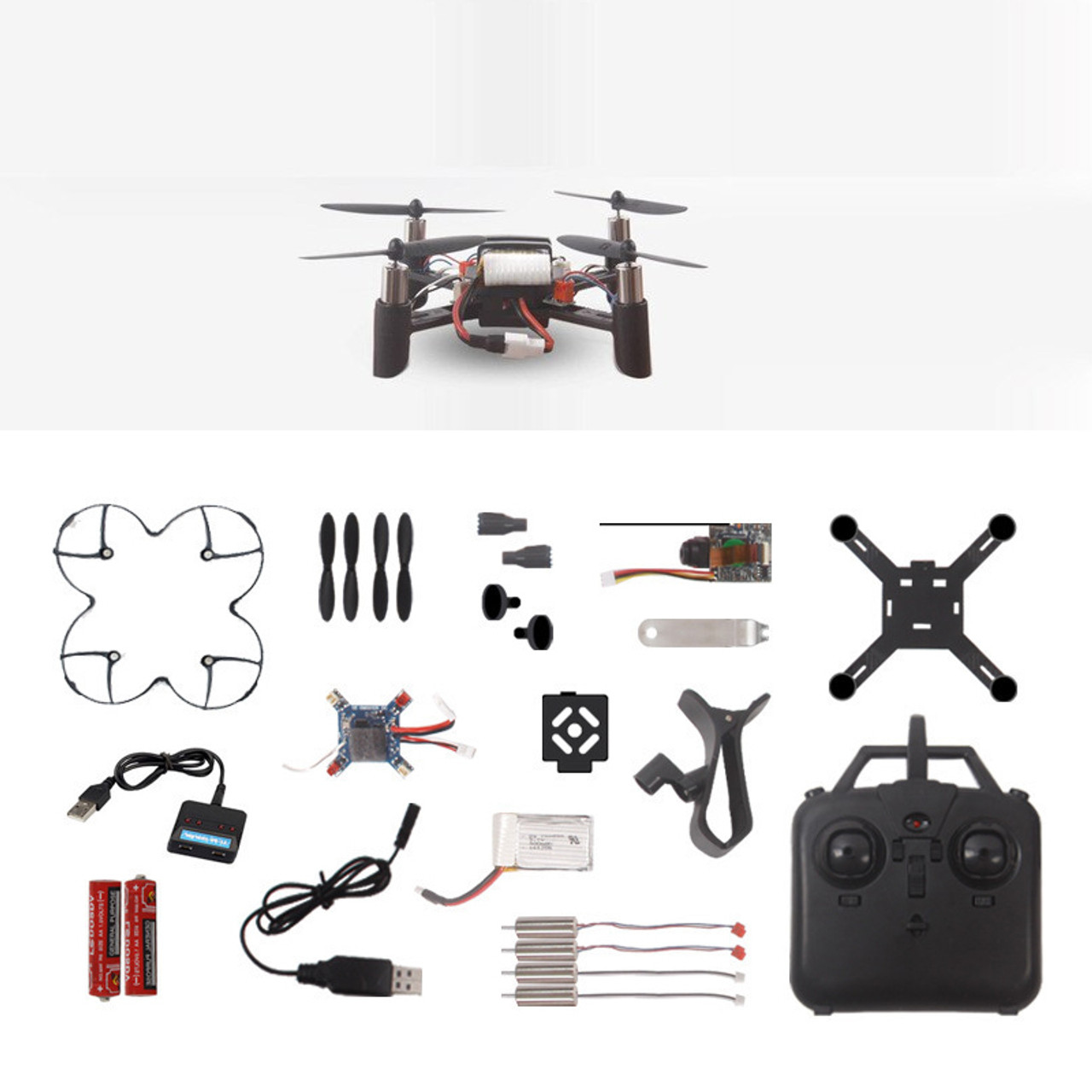 DIY drone kit real-time aerial photography rolling fixed height mini drone