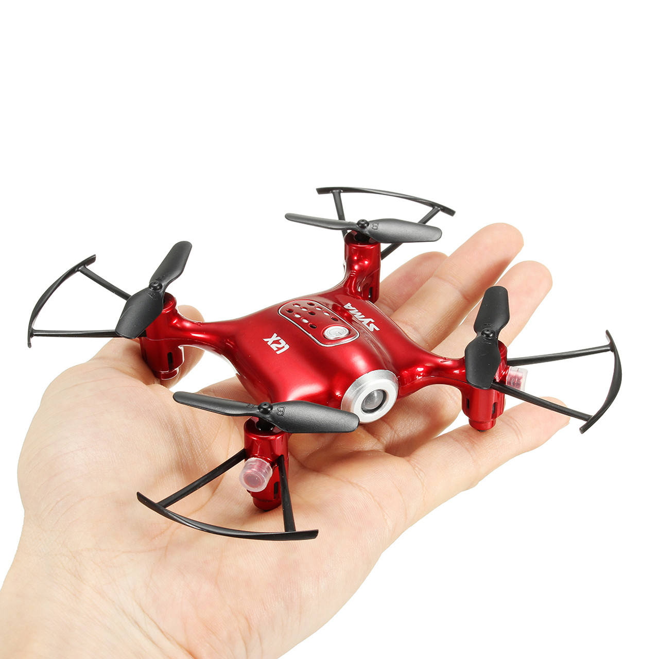 LED Bright Light Syma X21 Mini RC Drone Headless Mode Quadcopter RTF Hover Toys 