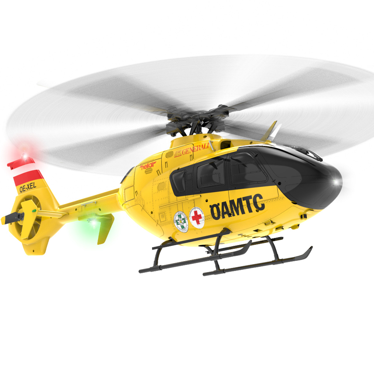 YU XIANG F06 EC135 Six-channel Flybarless Simulation Helicopter