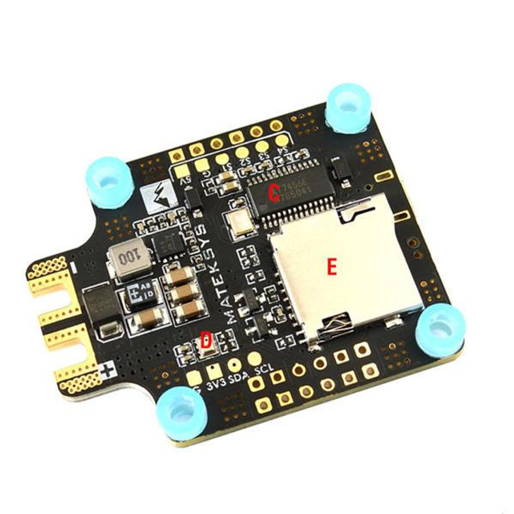 Matek Systems BetaFlight F405-CTR Flight Controller Built-in PDB OSD BEC Current Sensor for RC Drone