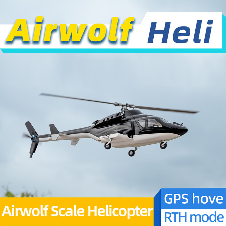 Rc heli clearance airwolf