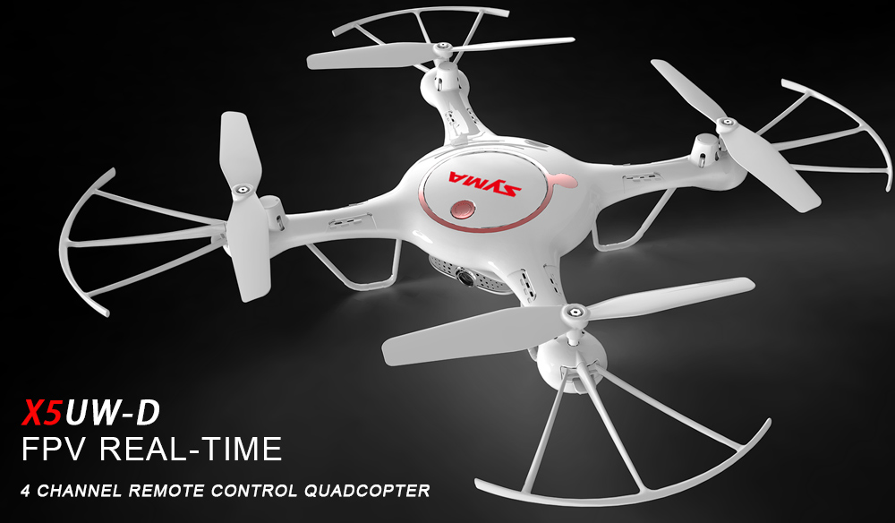 Syma X5UW-D FPV REAL-TIME 4 channel rc quadcopter 720P WIFI CAM