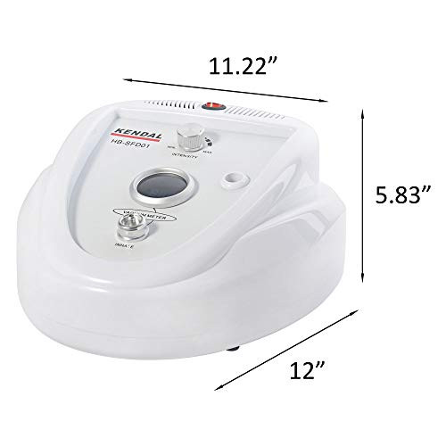 Kendal Professional Diamond Microdermabrasion Machine, Dermabrasion Facial Skin Care Equipment with LED Real Time Digital Display Also Good for Home Use 110v-220V HB-SFD01