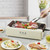 PHS Indoor Electric Hot Plate Grill, Digital Control Tabletop Electric Griddle with Transparent Glass Lid, Fully Detachable Non‑Stick Grill Plate & Oil Drip Tray for Home BBQ