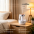 PHS Ultrasonic Cool Mist Humidifier, Large‑Capacity Quiet Humidifier for Bedroom, Baby Nursery & Living Room, Visible Water Tank, One‑Touch Control for Home & Office
