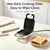 2‑in‑1 Electric Waffle Iron, 600W Mini Waffle Maker & Sandwich Press, 3‑Min Fast Heating Non‑Stick Breakfast Grill, Compact Portable Waffle Machine for Home Kitchen