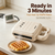 2‑in‑1 Electric Waffle Iron, 600W Mini Waffle Maker & Sandwich Press, 3‑Min Fast Heating Non‑Stick Breakfast Grill, Compact Portable Waffle Machine for Home Kitchen