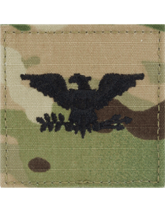 US Army OCP Velcro Rank Patch - Colonel (COL) US Army OCP Velcro Rank Patch - Colonel (COL)
