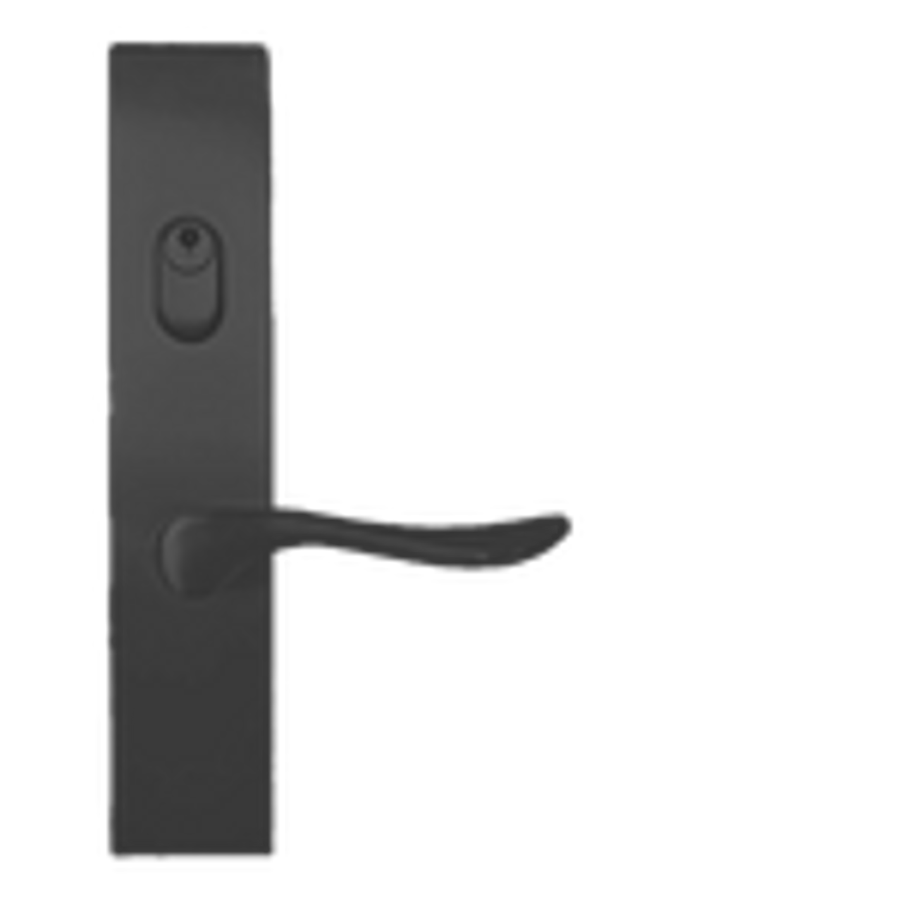 Emtek Multipoint Square Trim, Keyed with American Cylinder - Multi-Point