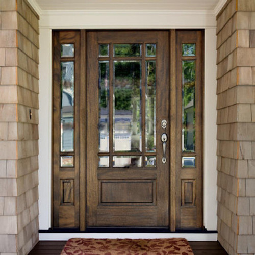 Andalucia 9 Lite Prairie Entry Door with Sidelights Andalucia 9 Lite Prairie Entry Door with Sidelights