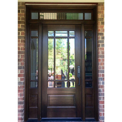Andalucia 9 Lite Prairie Entry Door w/ Sidelights & Transom Andalucia 9 Lite Prairie Entry Door w/ Sidelights & Transom