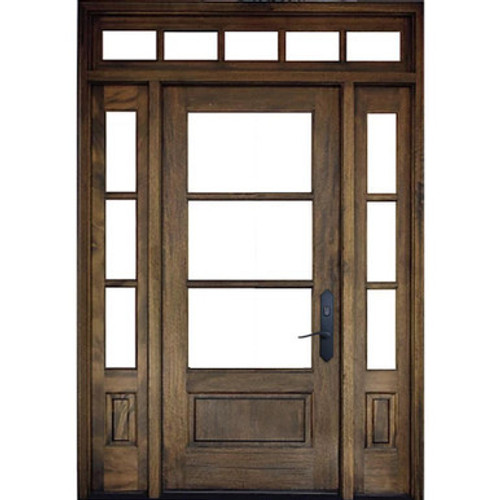 Andalucia 3 Lite (1W3H) Entry Door with Sidelights & Transom Andalucia 3 Lite (1W3H) Entry Door with Sidelights & Transom