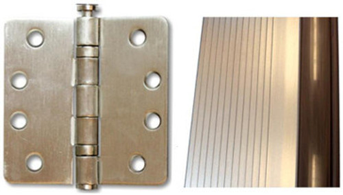 Brushed Nickel Hinges & Sills (Thresholds)