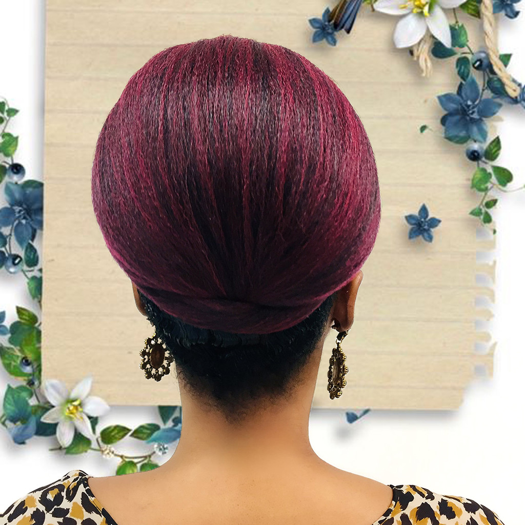 Cristoli TINSLEY Hair Bun for Black Women Natural Hair Updo Hairstyles Color #1B/118